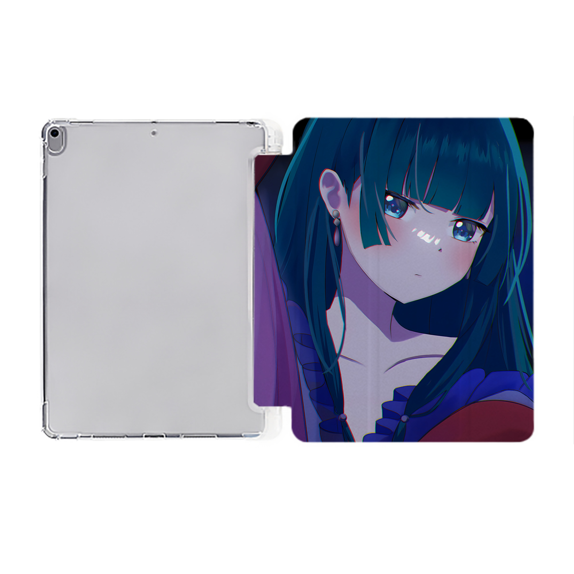 （画像用） 薬屋のひとりごと The Apothecary Diaries IPad ケース ペン収納付き 三つ折りスタンド PUレザー×シリコン 対応機種9.5/10.5/10.9インチ